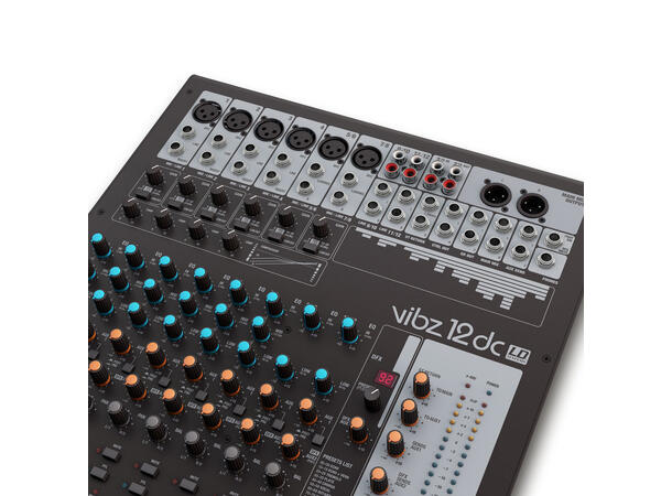 LD Mikser VIBZ 12 DC 12-Kanaler 6xMIC DFX Kompressor 